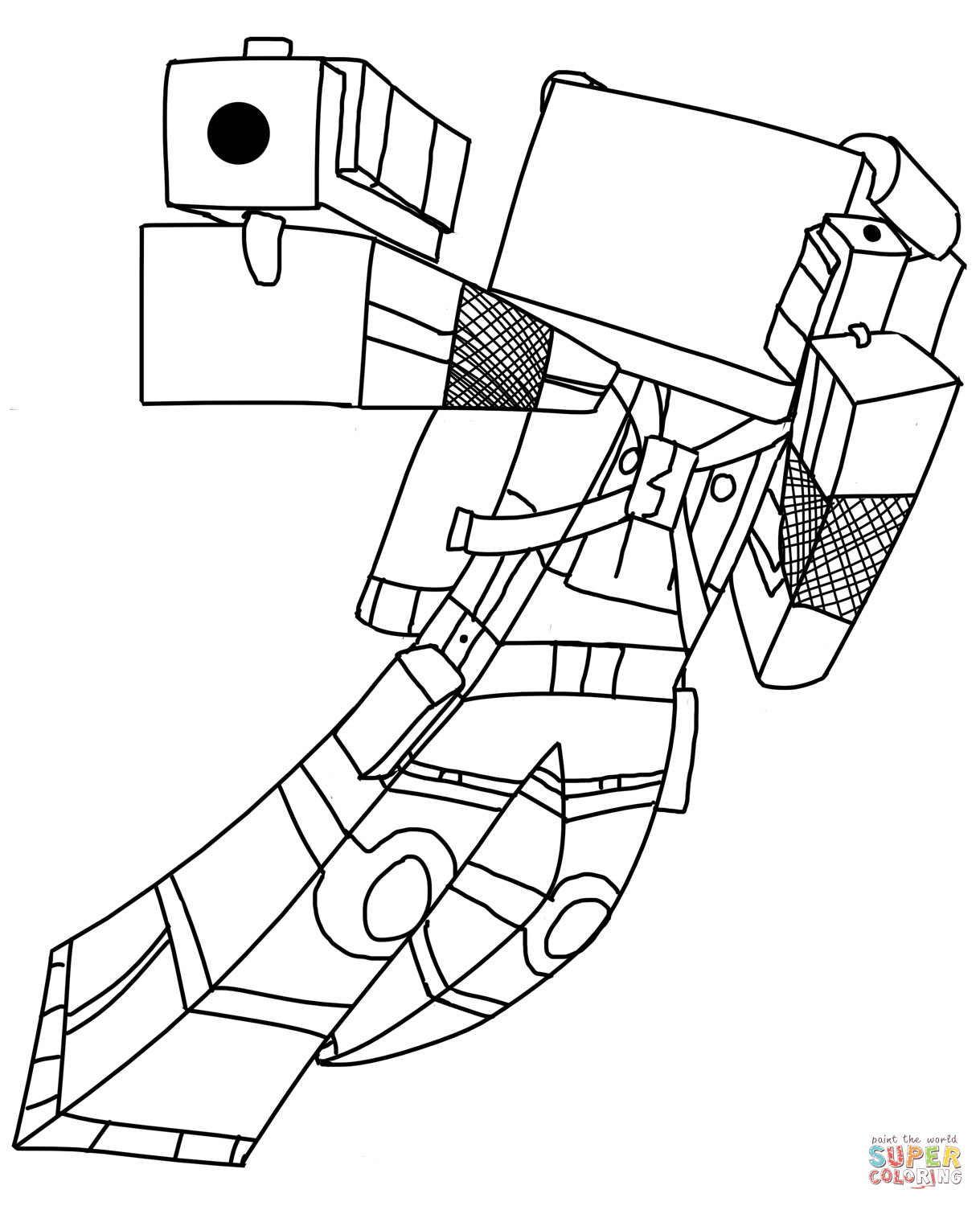 1219x1500 Minecraft Coloring Pages Free Endearing Enchanting Mincraft