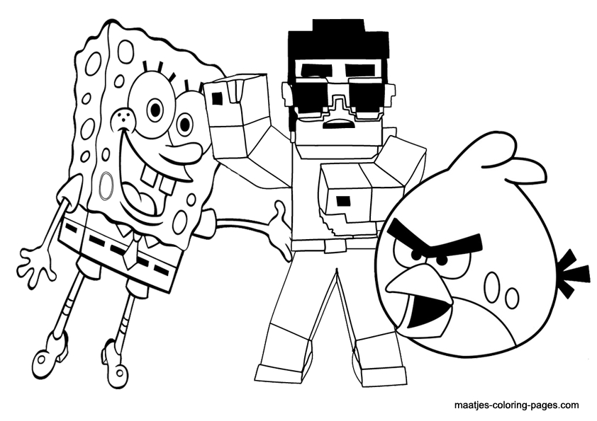 842x595 Minecraft Coloring Pages Printable 37 Awesome Printable Minecraft