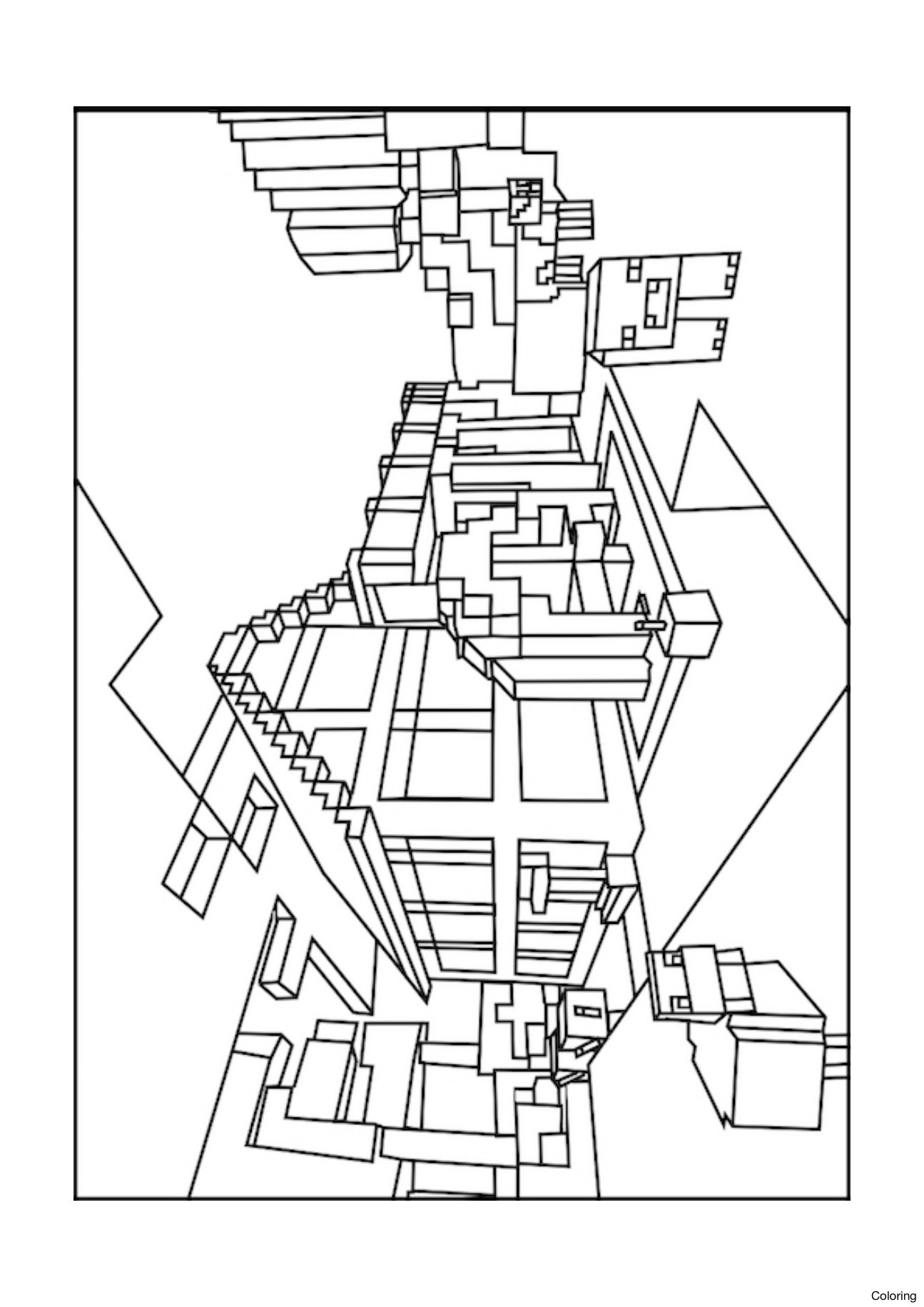 1295x1832 Minecraft Coloring Pages Herobrine More Colouring Exceptional