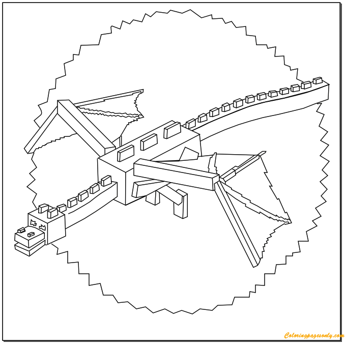678x678 Pin By Coloring Pages On Minecraft Coloring Page
