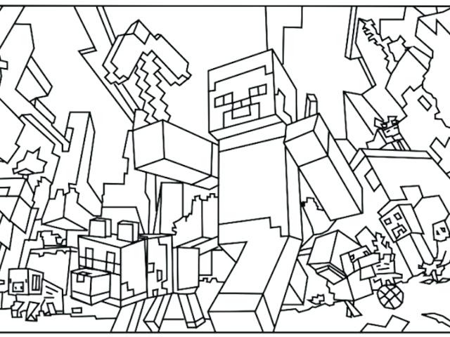 640x480 Mincraft Colouring Pages Coloring Pages Minecraft Colouring Pages