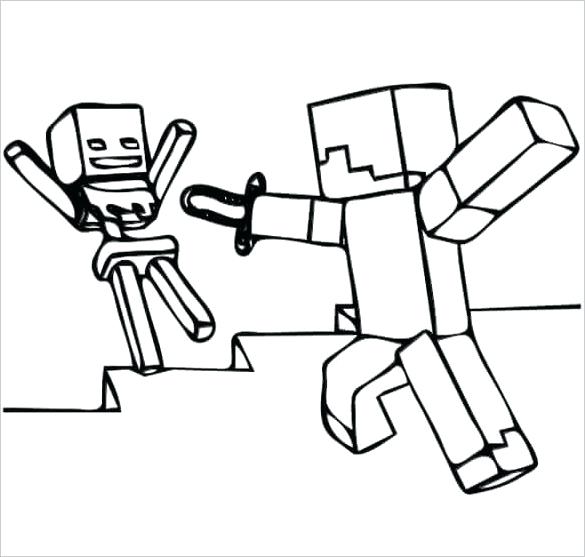 585x557 Minecraft Coloring Pages Image Photo Album Coloring Pages