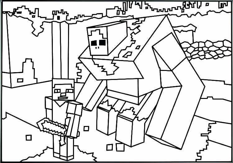 750x524 Minecraft Herobrine Coloring Pages Best Of Minecraft Coloring