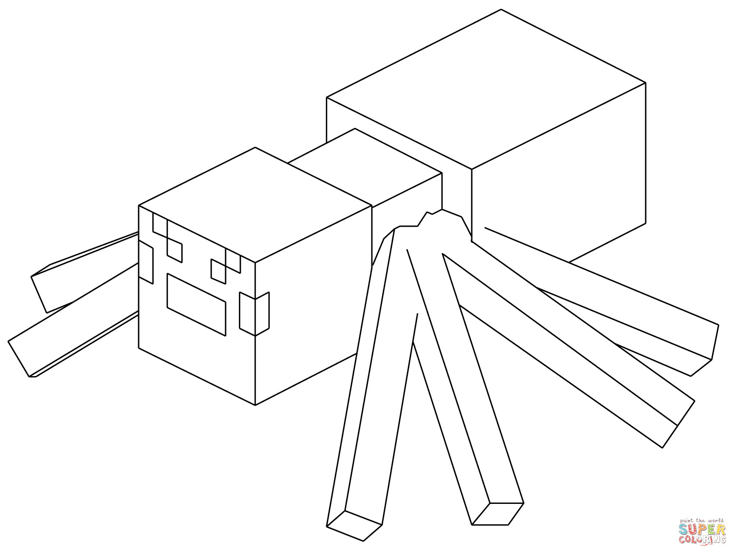 Minecraft Coloring Pages Wither