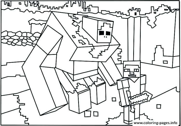 750x524 Minecraft Creeper Coloring Page Color Pages Coloring Pages Free