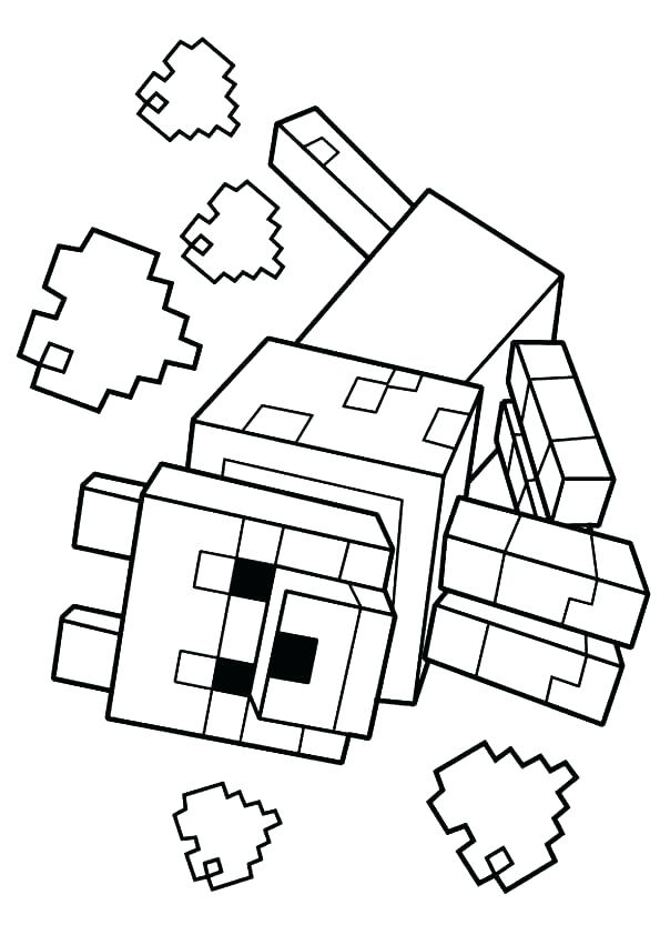 595x842 Printable Coloring Pages Minecraft Ing Ing Ing Ing Printable