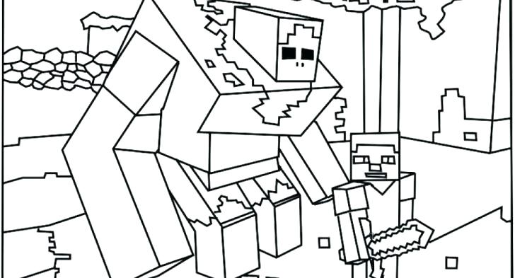 728x393 Minecraft Coloring Pages For Kids Surprising Free Coloring Pages