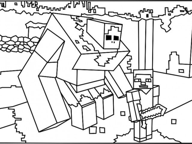 640x480 Minecraft Easter Coloring Pages Best