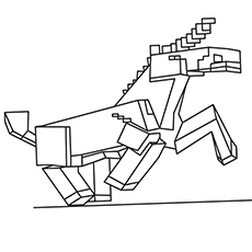 Minecraft Iron Golem Coloring Pages