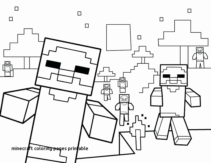 736x568 Minecraft Coloring Page Luxury Minecraft Coloring Pages Printable