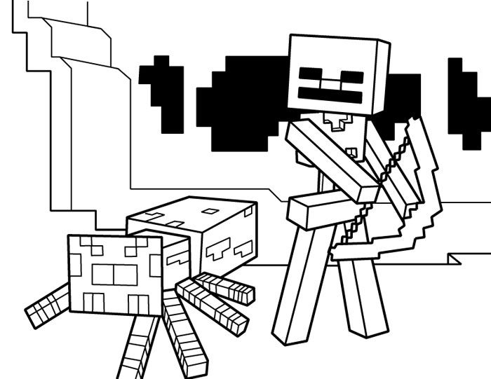700x541 Pin By Printable Free On Minecraft Printable Coloring Pages