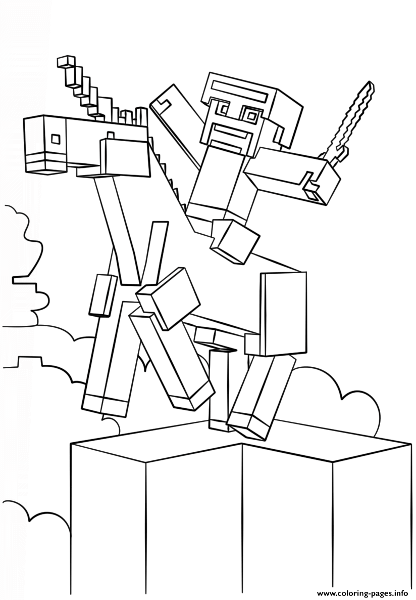 824x1186 Pin By Scribblefun On Minecraft Coloring Pages Unicorns