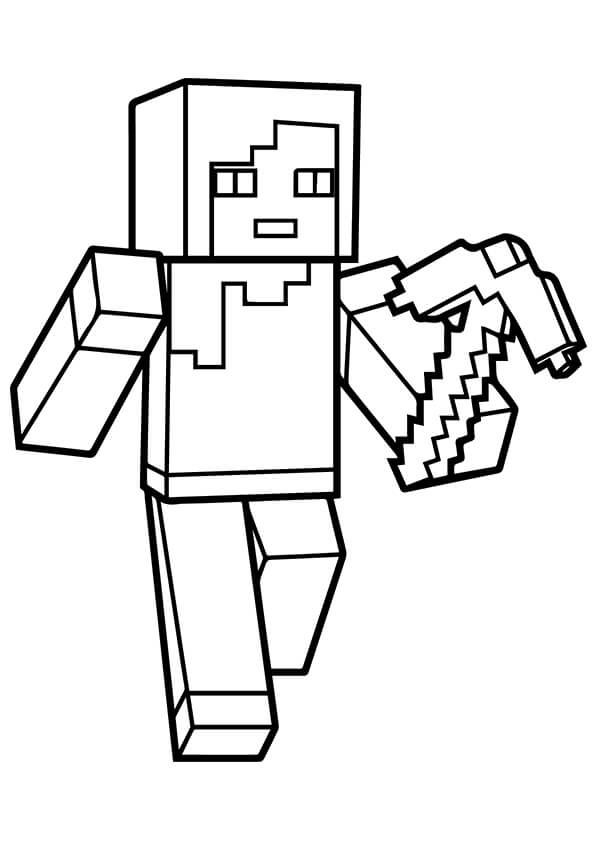 595x842 40 Best Minecraft Coloring Pages Images On Minecraft
