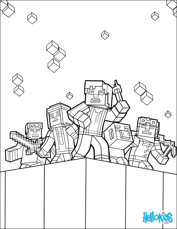 736x951 Minecraft Coloring Pages To Print Excellent Coloring Pages Image
