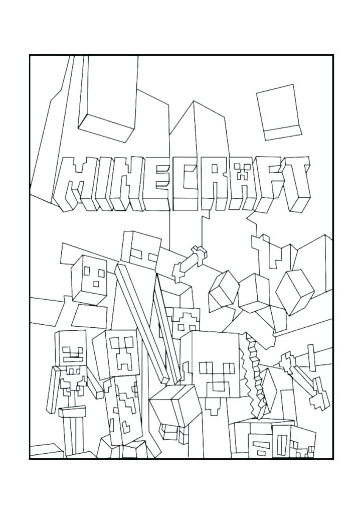 724x1024 New Printable Minecraft Coloring Pages Or Free Coloring Pages