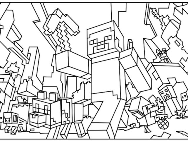 640x480 Amazing Printable Minecraft Coloring Pages U Az Coloring Pages By