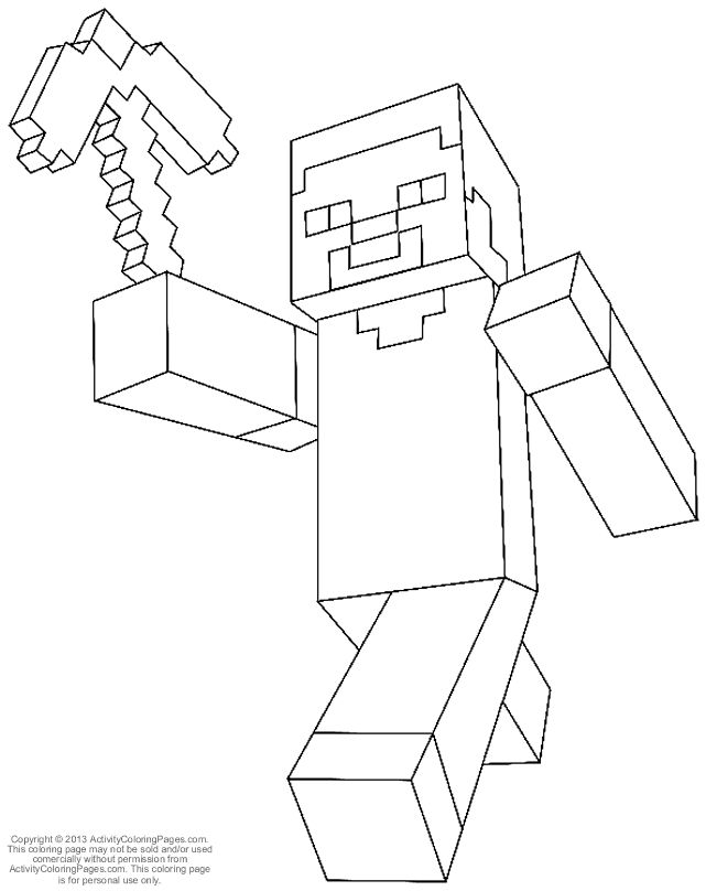 641x808 Coloring Pages Minecraft (9 Photos)