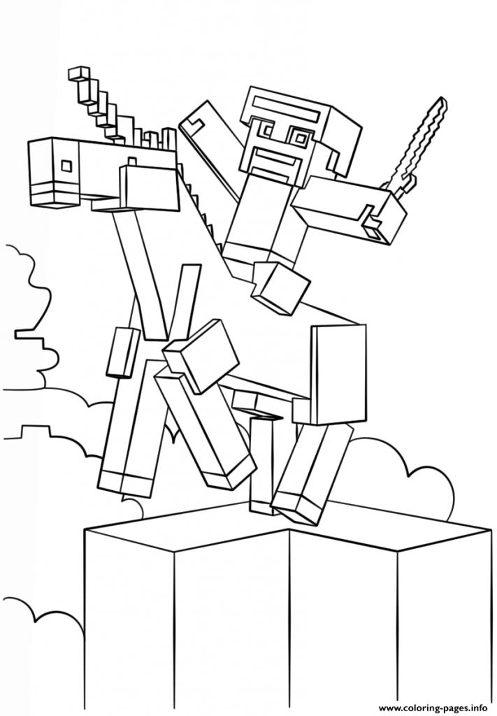 711x1024 40 Printable Minecraft Coloring Pages