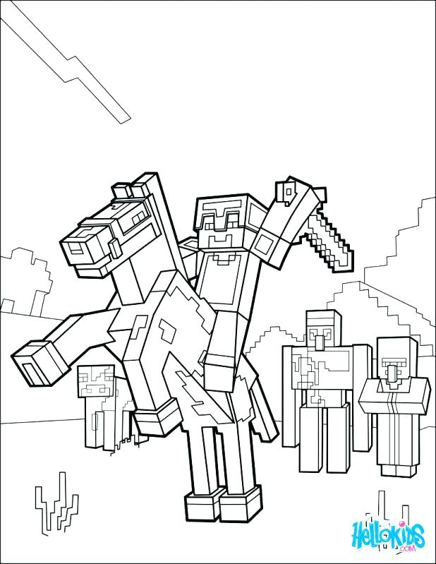 618x799 Coloring Pages Of Minecraft Coloring Page Coloring Pages Minecraft