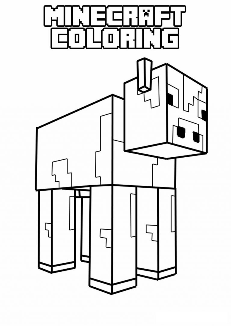 768x1086 Coloring Pages Minecraft Pig Fresh Of The Diamond Copy