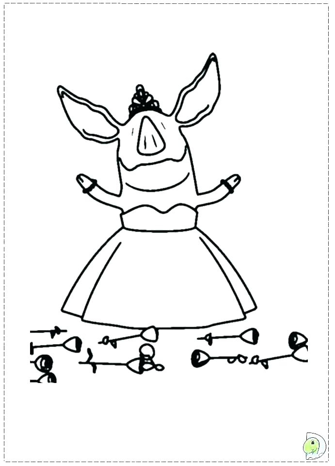691x960 Coloring Pages Pig Page Porky Pig Coloring Picture Porky Minecraft