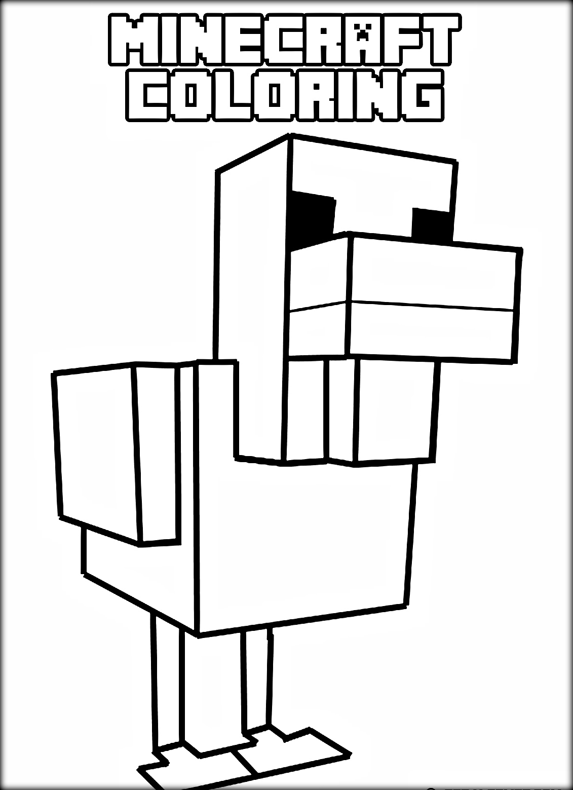 1131x1559 Minecraft Coloring Pages Coloringsuite Com And Pig