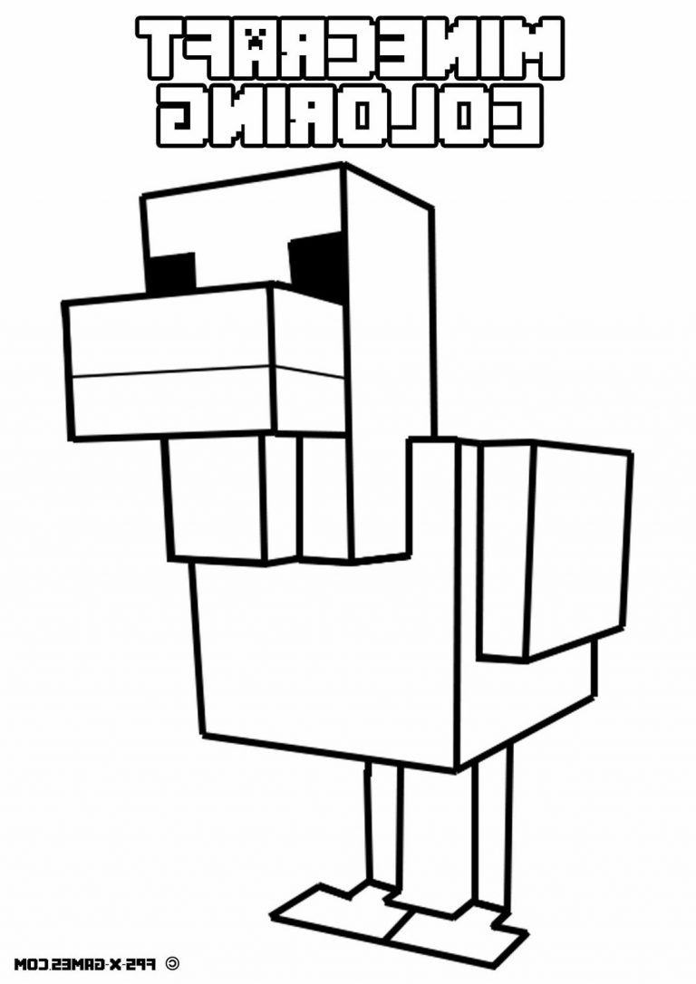 768x1086 Coloring Pages Minecraft Pig Copy New To Print Printable Image