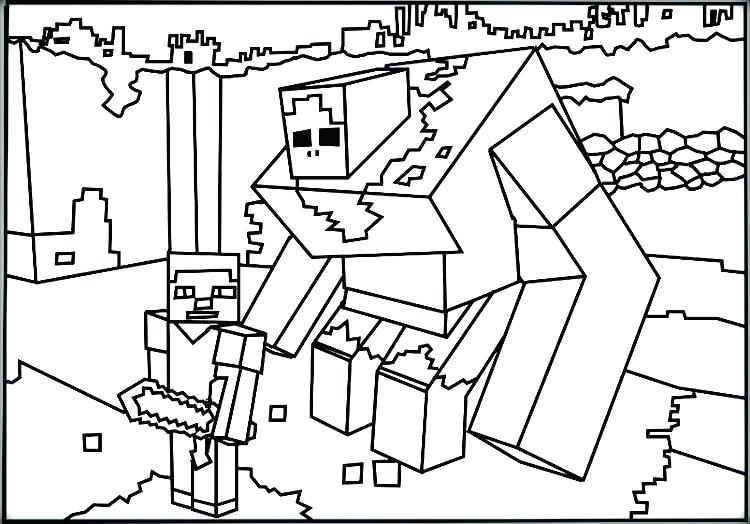 750x524 Printable Minecraft Wither Coloring Pages Printable
