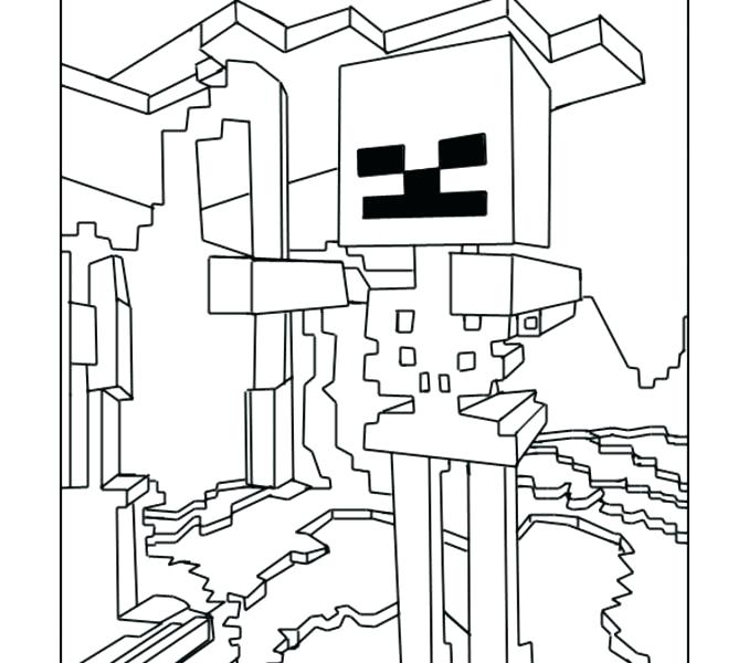 678x600 Minecraft Coloring Pages To Print Free Online Coloring Pages Best
