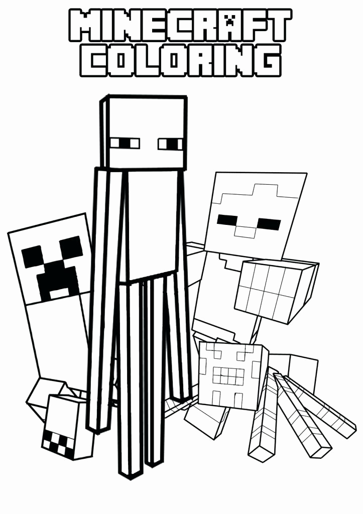 723x1024 Minecraft Minecraft Skeleton Coloring Page Ohmygirl.us