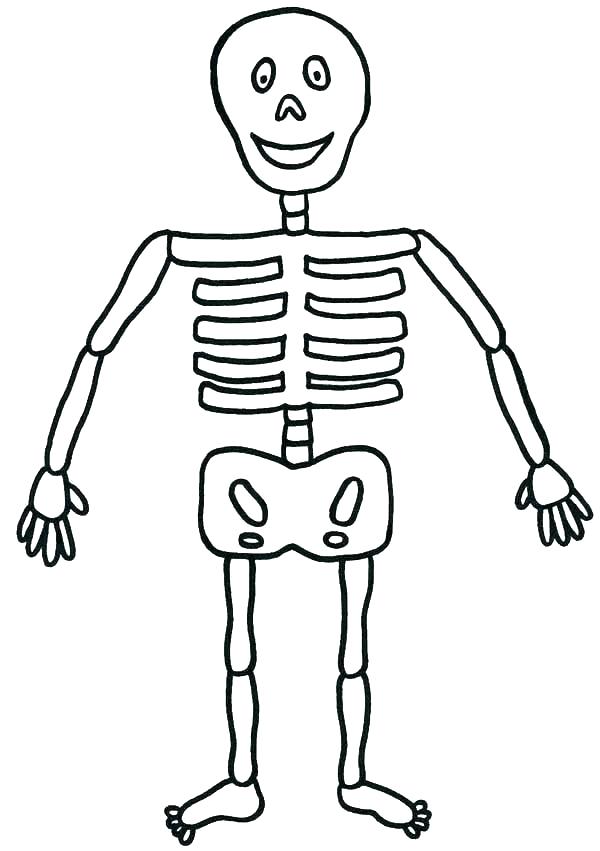 600x851 Skeleton Coloring Page Skeleton Coloring Page Images Minecraft