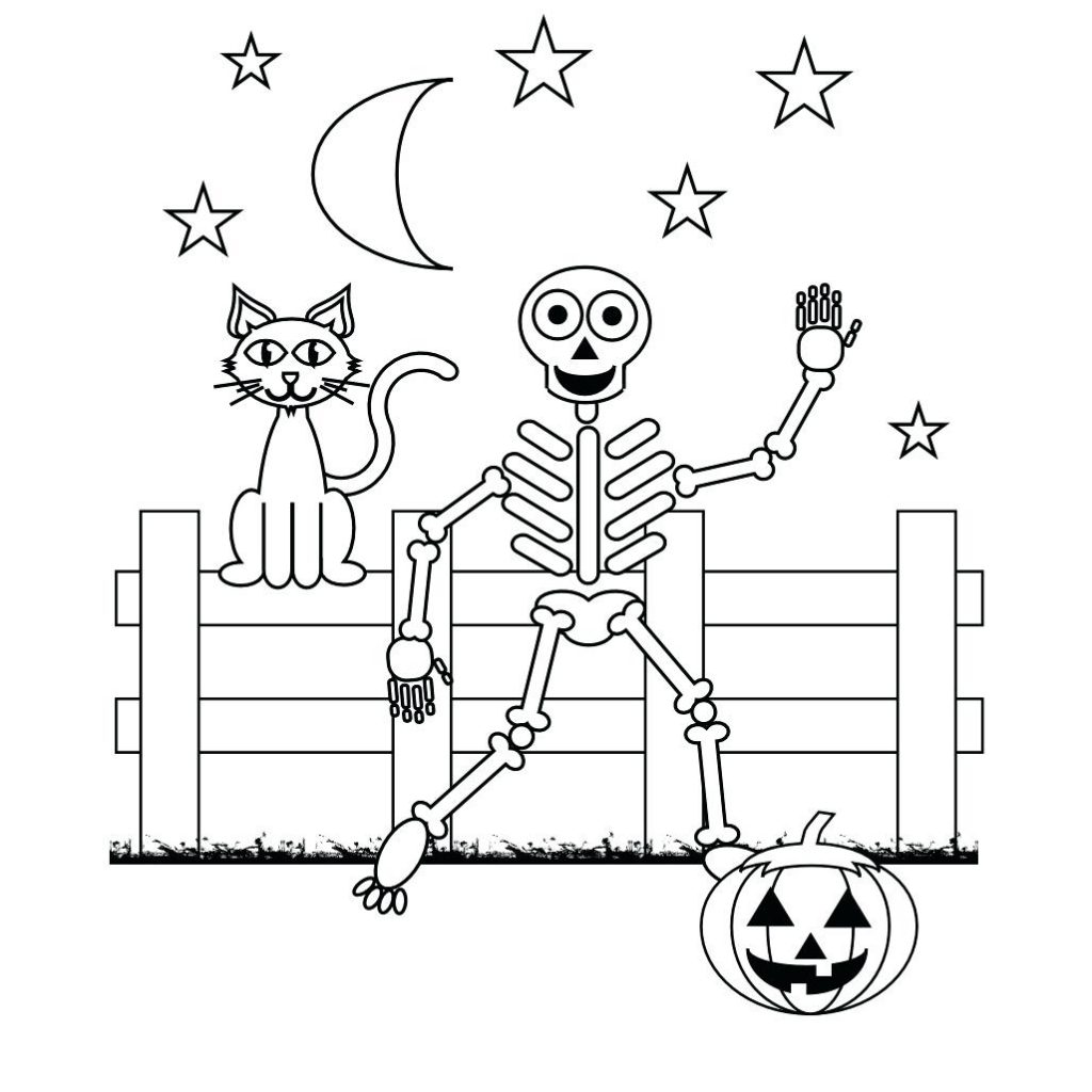 1024x1024 Coloring Pages ~ Skeleton Coloring Page Free Pages Sheets Skeleton