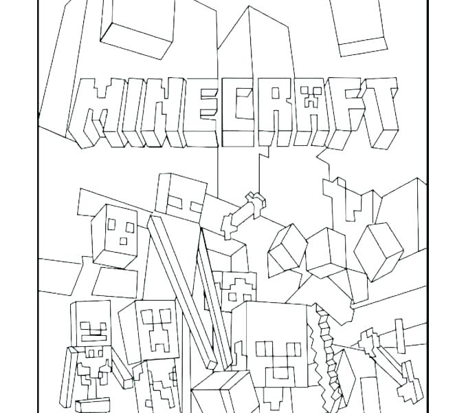 678x600 Printable Minecraft Skins Coloring Pages