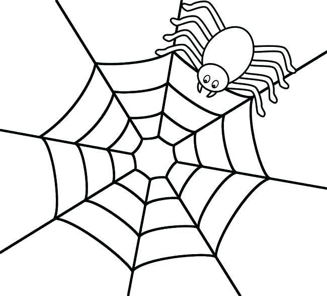 650x587 Minecraft Spider Coloring Pages Web Spider Coloring Page Kids