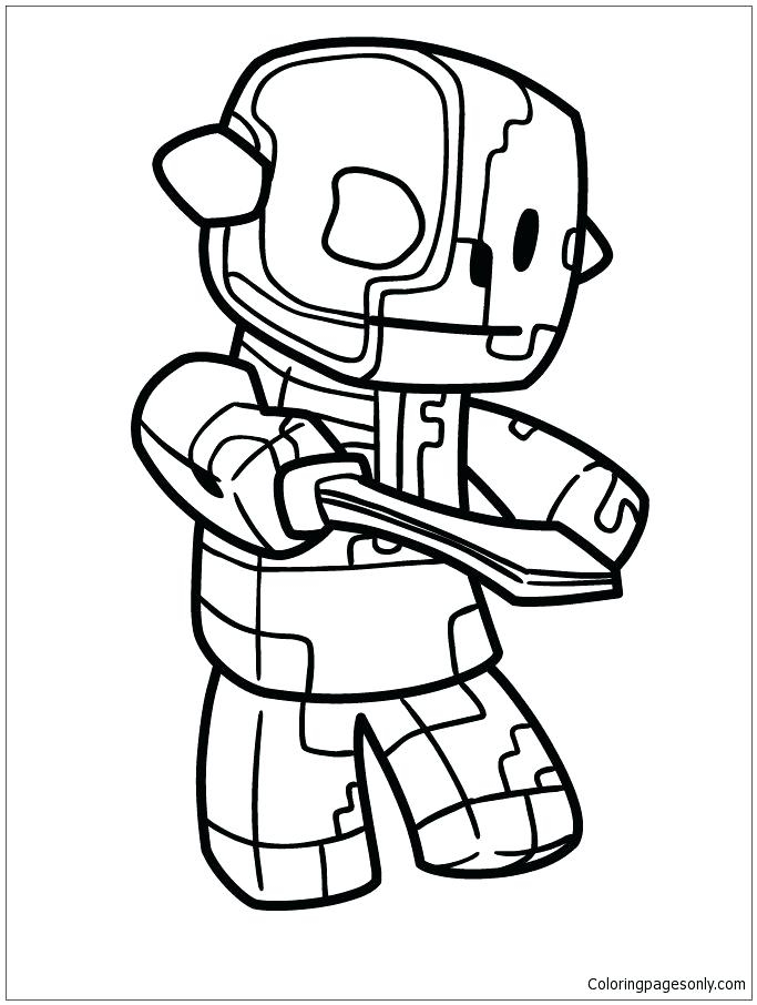 683x906 Stampy Coloring Pages Minecraft Coloring Pages Free Printable