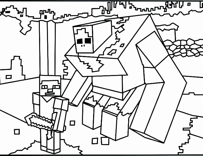 678x524 Minecraft Coloring Pages Image Minecraft Coloring Pages Printable