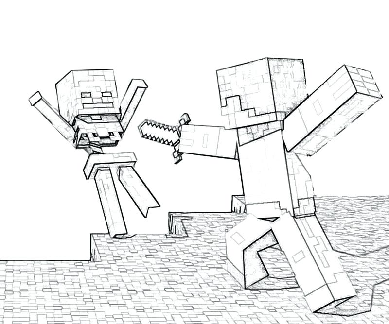 800x667 Minecraft Coloring Pages Printable Coloring Zombie Minecraft Steve