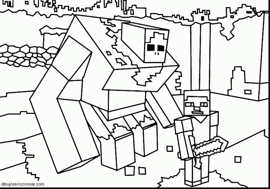 1024x717 Lovely Coloring Pages Minecraft
