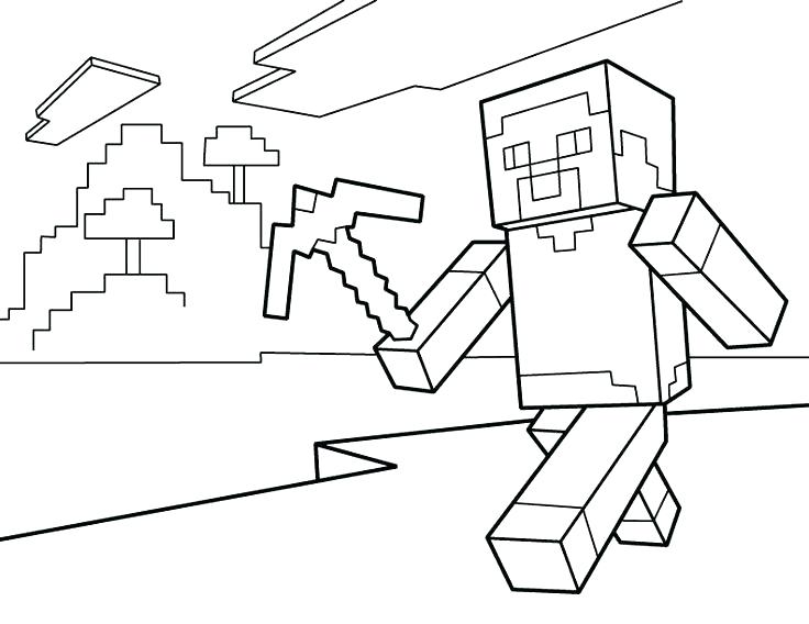736x568 Minecraft Coloring Pages Sword 3 Minecraft Sword Coloring Pages