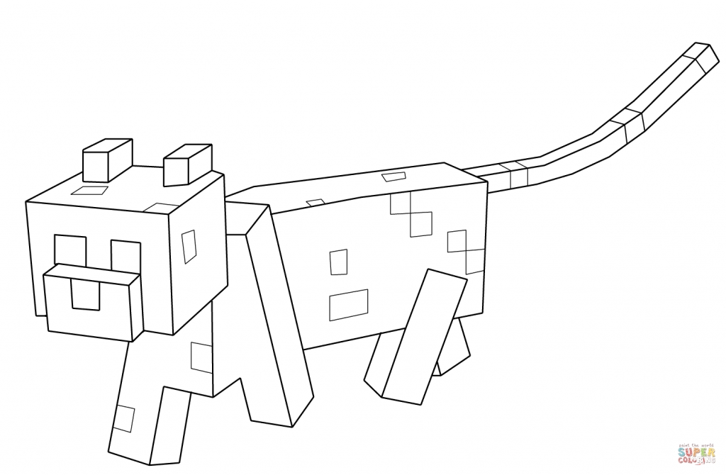 1024x670 Minecraft Wolf Coloring Pages Helpful Photo Gallery Of Minecraft