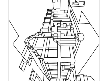 440x330 60 Minecraft Coloring Pages, Minecraft Creeper Colouring Pages