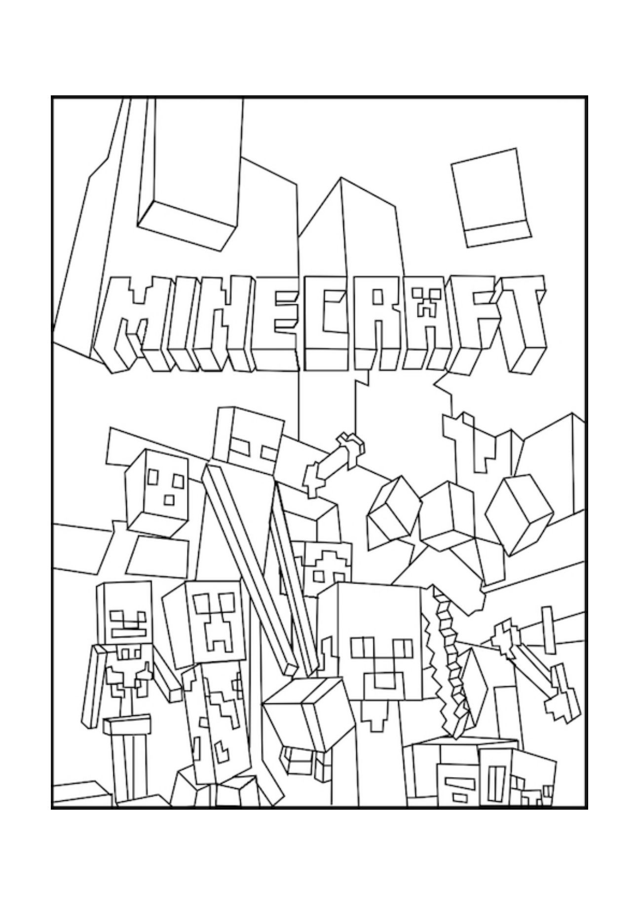 1295x1832 Here Are The Best Minecraft Zombie Coloring Pages Mine Your Own