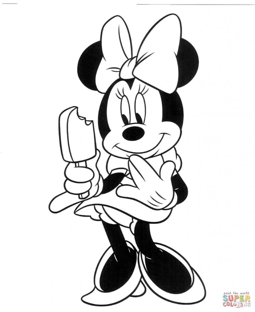 838x1024 Baby Minnie Mouse Coloring Pages Getcoloringpages Collection
