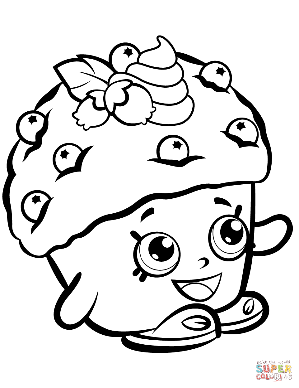 961x1244 Mini Coloring Pages Mini Coloring Pages Mini Muffin Shopkin