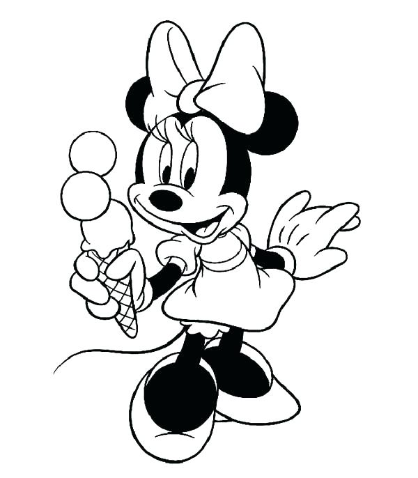 600x686 Baby Minnie Mouse Birthday Coloring Pages Printable Coloring Mini