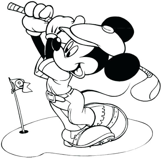 550x571 Golf Coloring Pages Golf Coloring Pages With Mini Golf Bears