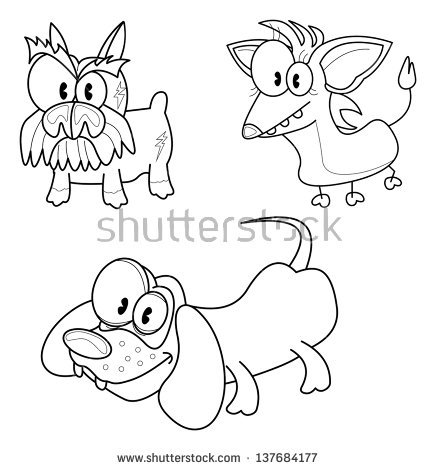 Miniature Schnauzer Coloring Pages