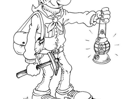 530x425 Coal Mine Coloring Page 23 Best Mining Color Pages Images