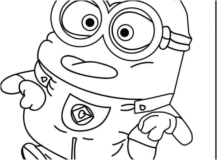 827x609 Minions Coloring Pages To Print S Minion Colouring Pages To Print
