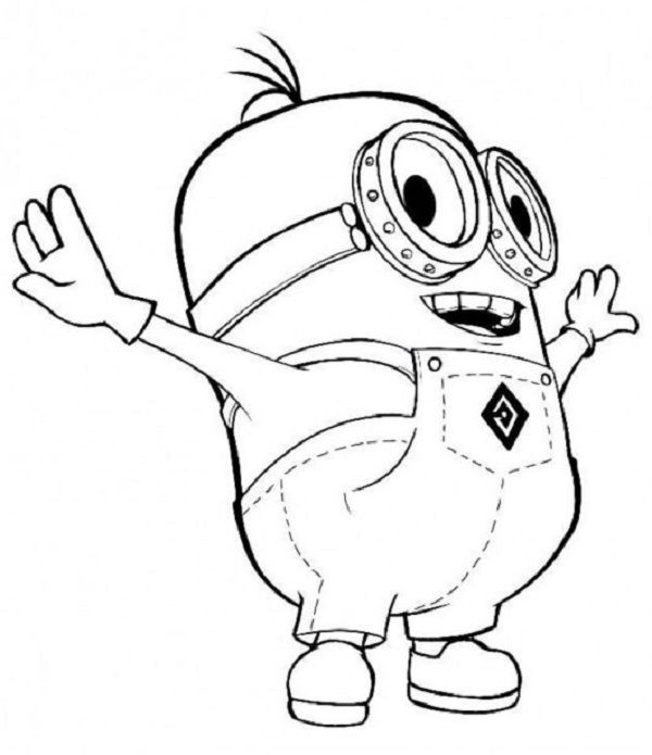 600x695 Christmas Minion Coloring Pages Coloring Pages